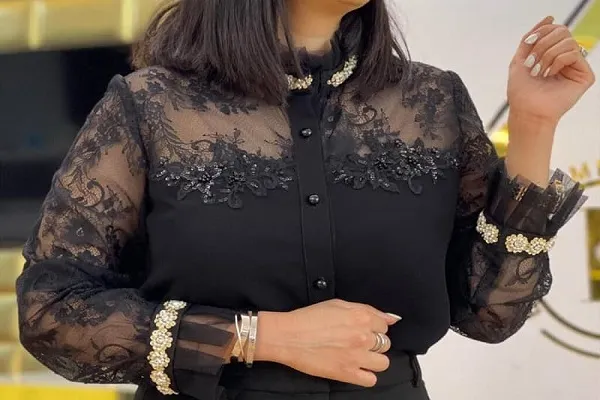 مدل شومیز گیپور شیک